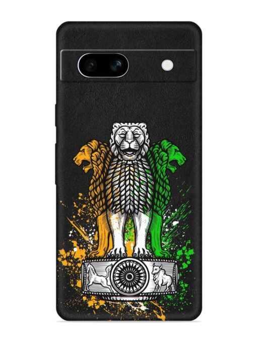 Pillars Of Ashoka Embossed Soft Silicone Case for Google Pixel 7A Zapvi