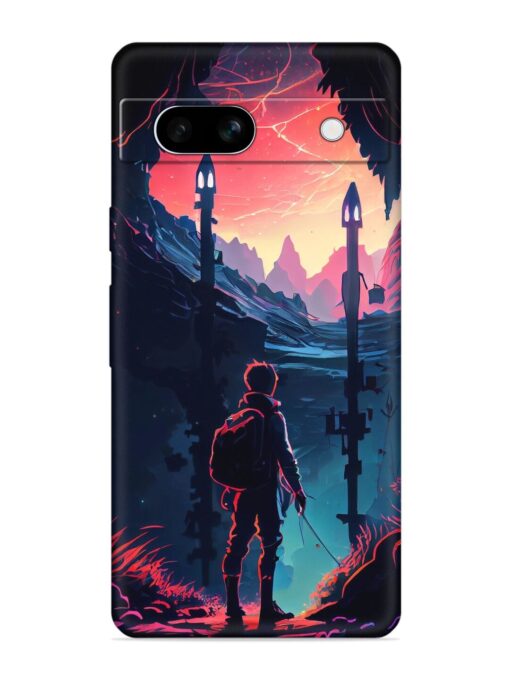 Cgs Artwork Embossed Soft Silicone Case for Google Pixel 7A Zapvi