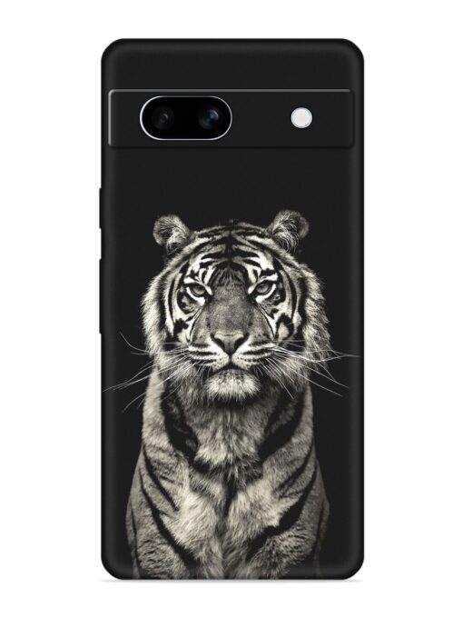 Tiger Art Embossed Soft Silicone Case for Google Pixel 7A Zapvi