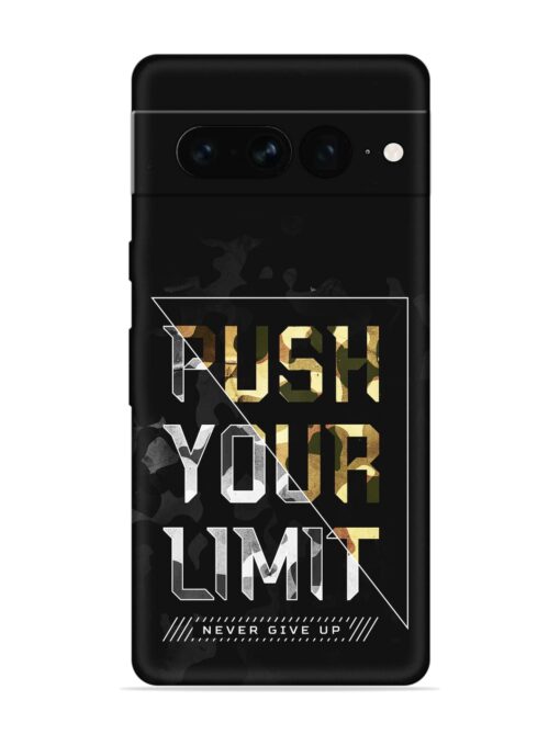 Push Your Limits Embossed Soft Silicone Case for Google Pixel 7 Pro Zapvi