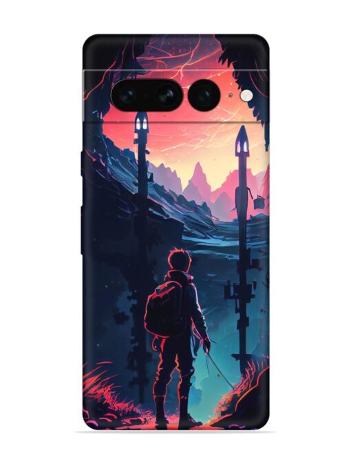 Cgs Artwork Embossed Soft Silicone Case for Google Pixel 7 Pro Zapvi