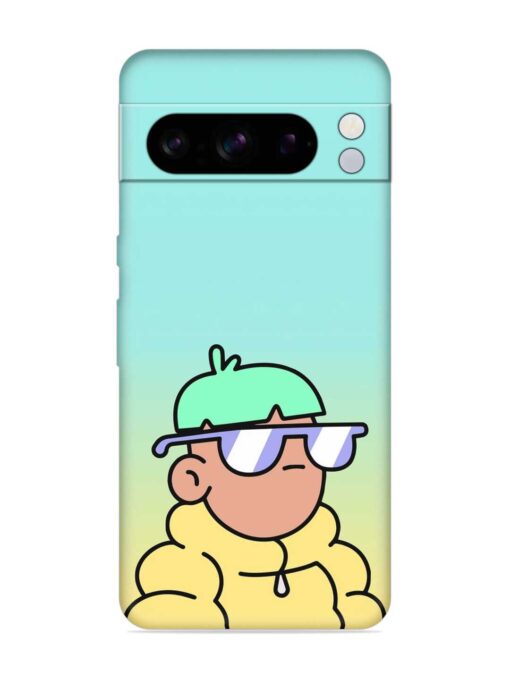 Doodles Cool Character Embossed Soft Silicone Case for Google Pixel 8 Pro Zapvi