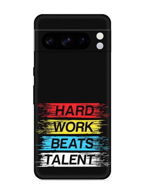 Hard Work Beats Embossed Soft Silicone Case for Google Pixel 8 Pro Zapvi