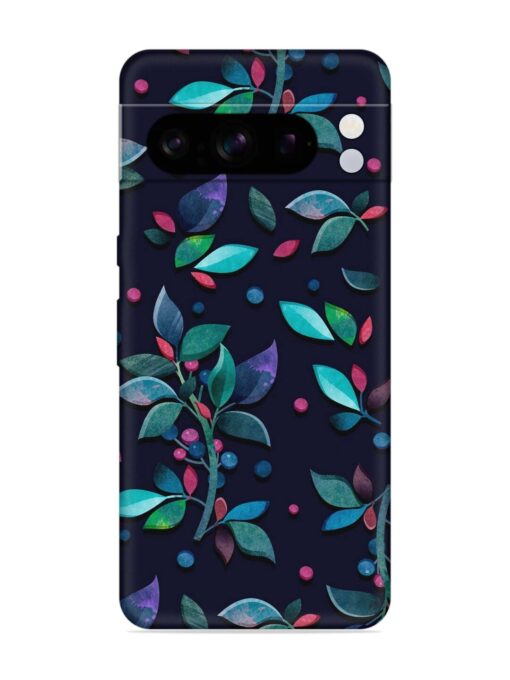 Decorative Watercolor Flower Embossed Soft Silicone Case for Google Pixel 8 Pro Zapvi