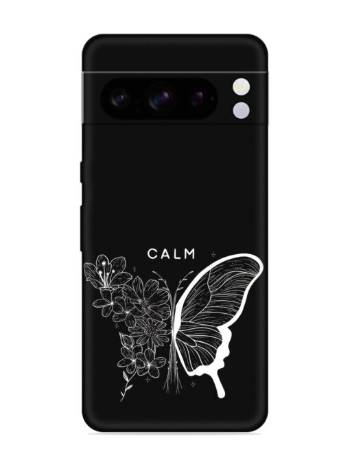 Calm Embossed Soft Silicone Case for Google Pixel 8 Pro Zapvi