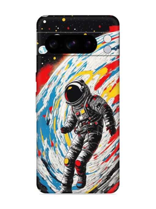 Astronaut Art Embossed Soft Silicone Case for Google Pixel 8 Pro Zapvi