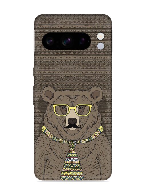 Grizzly Bear Embossed Soft Silicone Case for Google Pixel 8 Pro Zapvi