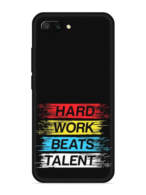 Hard Work Beats Embossed Soft Silicone Case for Honor 10 Zapvi