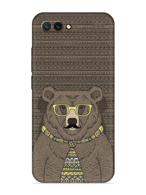 Grizzly Bear Embossed Soft Silicone Case for Honor 10 Zapvi