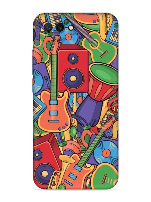 Colorful Music Art Embossed Soft Silicone Case for Honor 10 Zapvi