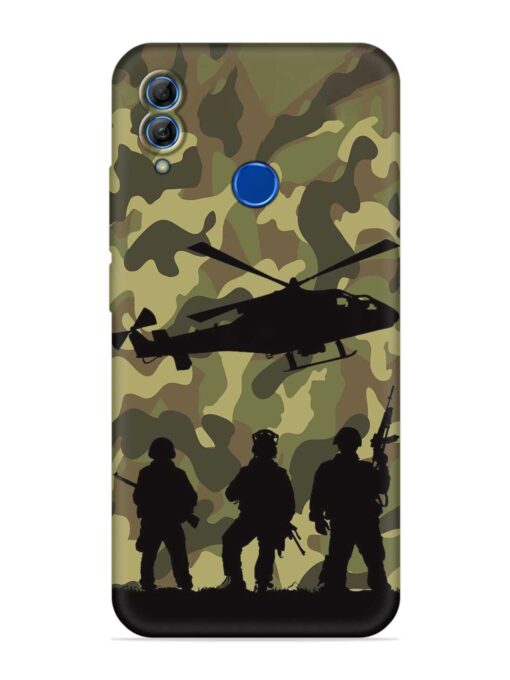 Army Heros Embossed Soft Silicone Case for Honor 10 Lite Zapvi