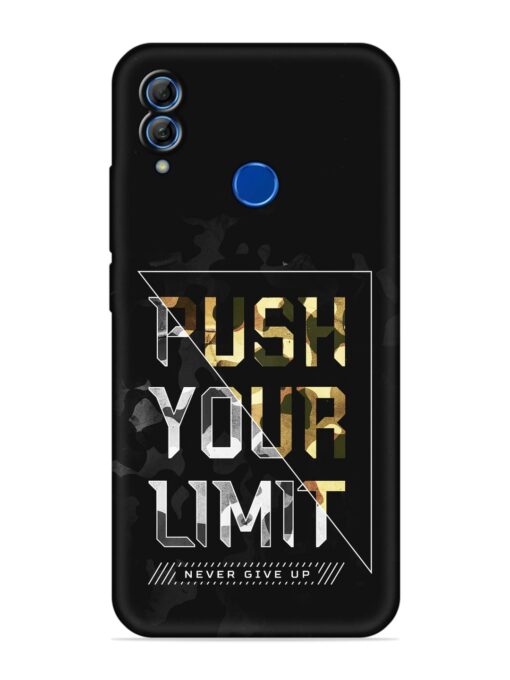 Push Your Limits Embossed Soft Silicone Case for Honor 10 Lite Zapvi