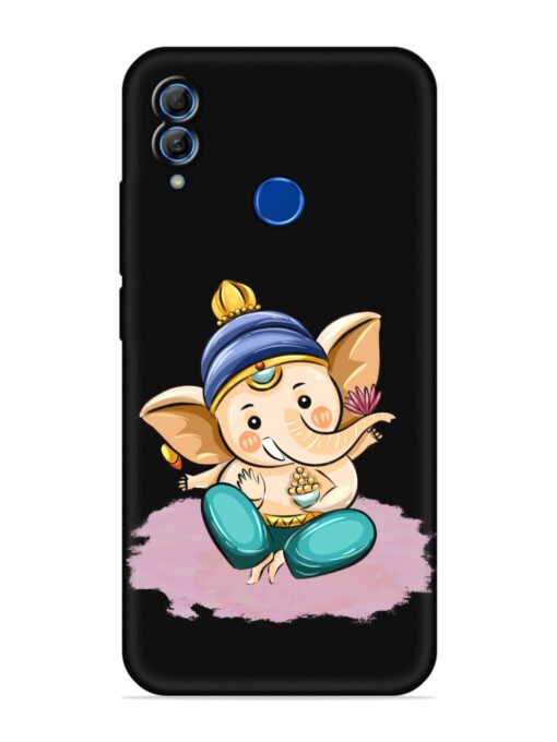 Bal Ganesh Vector Art Embossed Soft Silicone Case for Honor 10 Lite Zapvi