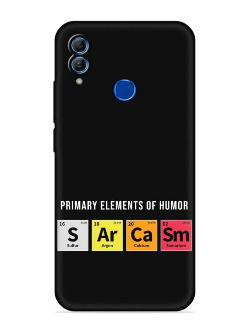 Primary Elements Humor Embossed Soft Silicone Case for Honor 10 Lite Zapvi