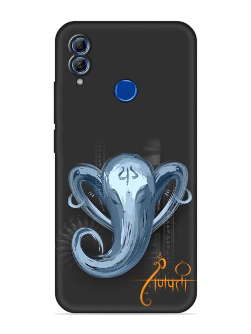 Illustration Lord Ganpati Embossed Soft Silicone Case for Honor 10 Lite Zapvi