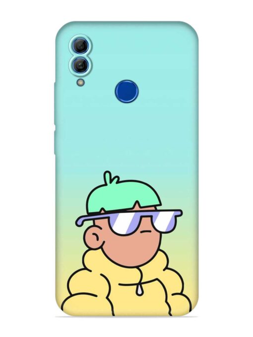 Doodles Cool Character Embossed Soft Silicone Case for Honor 10 Lite Zapvi