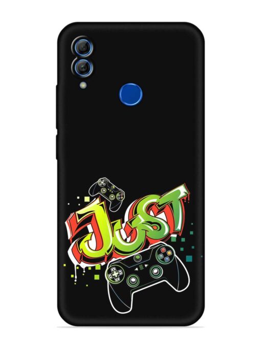 Graffiti Gamepad Illustration Embossed Soft Silicone Case for Honor 10 Lite Zapvi