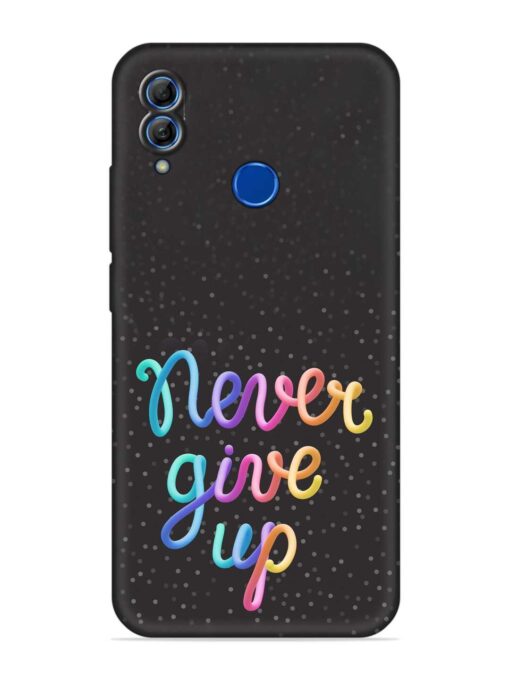 Colorful Stylized Rainbow Embossed Soft Silicone Case for Honor 10 Lite Zapvi