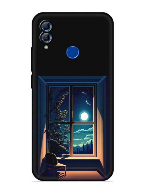 Night View At Window Embossed Soft Silicone Case for Honor 10 Lite Zapvi