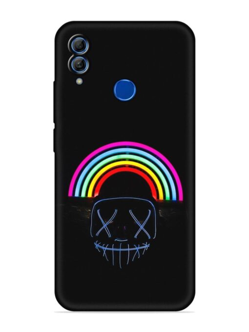 Mask Rainbow Embossed Soft Silicone Case for Honor 10 Lite Zapvi