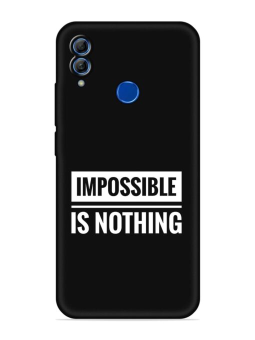 Impossible Is Nothing Embossed Soft Silicone Case for Honor 10 Lite Zapvi