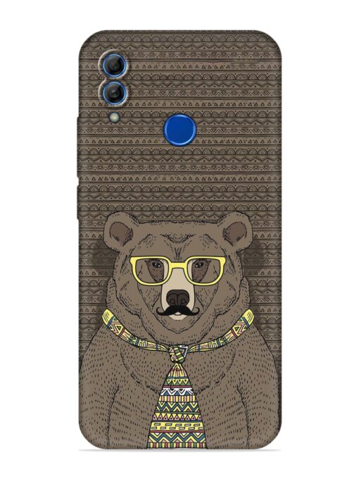 Grizzly Bear Embossed Soft Silicone Case for Honor 10 Lite Zapvi