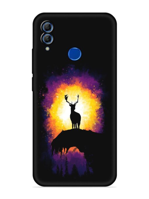 Elk Animal Art Embossed Soft Silicone Case for Honor 10 Lite Zapvi