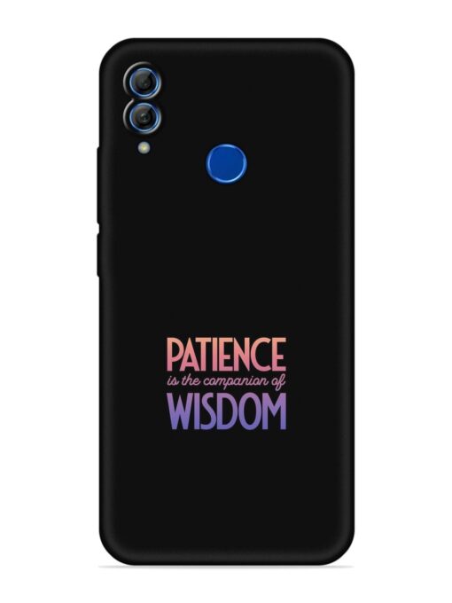 Patience Is The Embossed Soft Silicone Case for Honor 10 Lite Zapvi