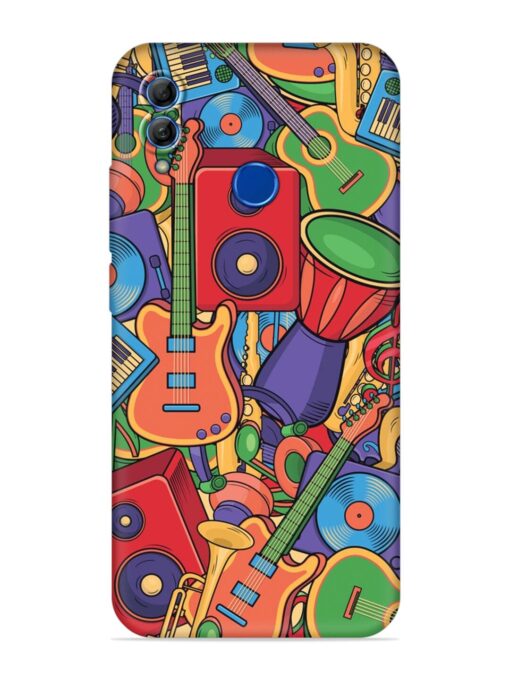 Colorful Music Art Embossed Soft Silicone Case for Honor 10 Lite Zapvi