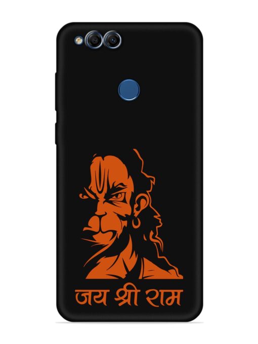 Angry Hanuman Embossed Soft Silicone Case for Honor 7X Zapvi