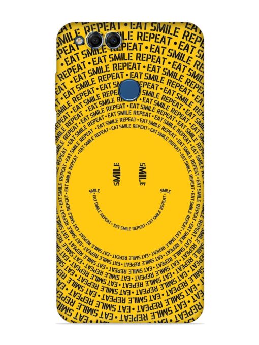 Smiley Embossed Soft Silicone Case for Honor 7X Zapvi