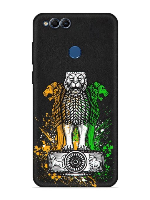 Pillars Of Ashoka Embossed Soft Silicone Case for Honor 7X Zapvi