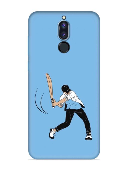 Cricket Gully Boy Embossed Soft Silicone Case for Honor 9I Zapvi