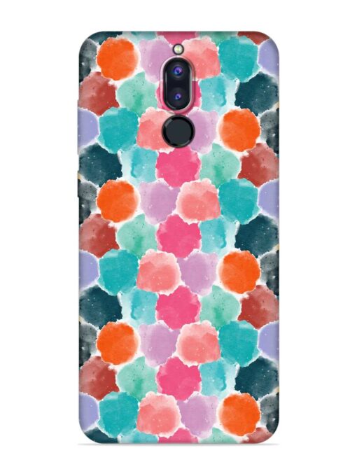 Colorful Seamless Pattern Embossed Soft Silicone Case for Honor 9I Zapvi