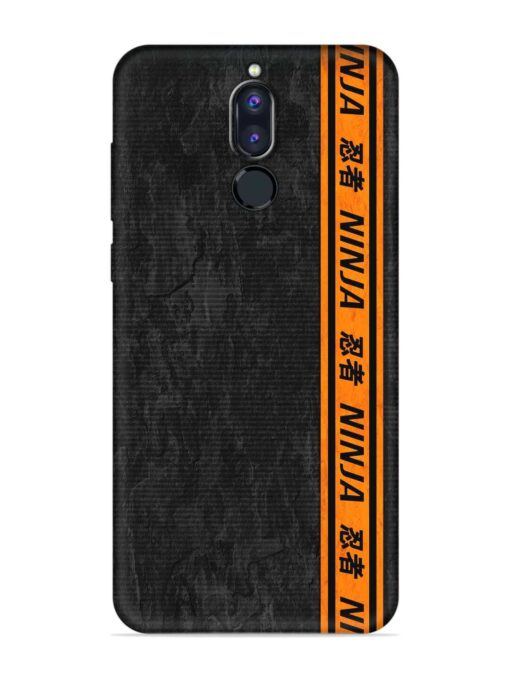 Ninja Srtips Embossed Soft Silicone Case for Honor 9I Zapvi