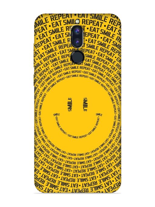 Smiley Embossed Soft Silicone Case for Honor 9I Zapvi