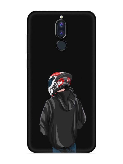 Motorcycle Rider Embossed Soft Silicone Case for Honor 9I Zapvi