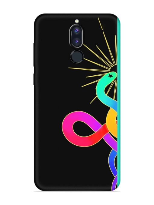 Art Geometric Abstraction Embossed Soft Silicone Case for Honor 9I Zapvi