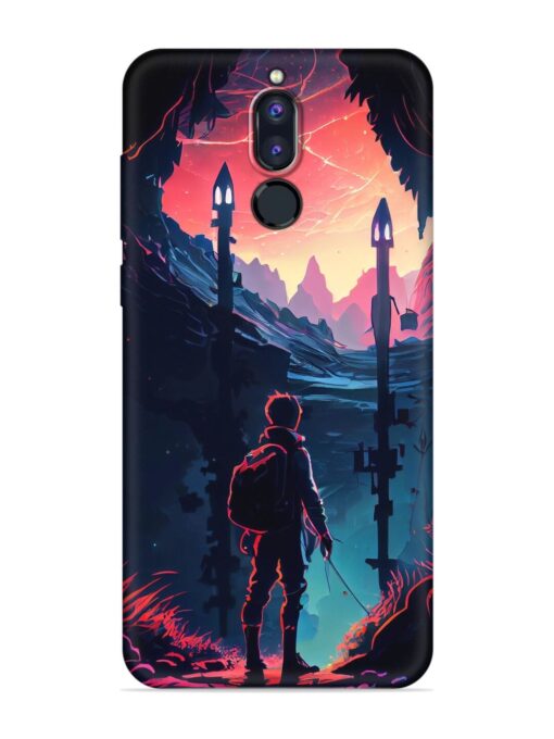 Cgs Artwork Embossed Soft Silicone Case for Honor 9I Zapvi