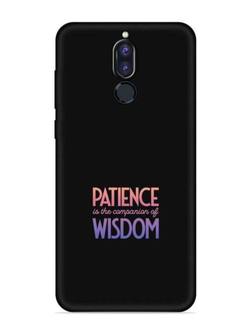 Patience Is The Embossed Soft Silicone Case for Honor 9I Zapvi