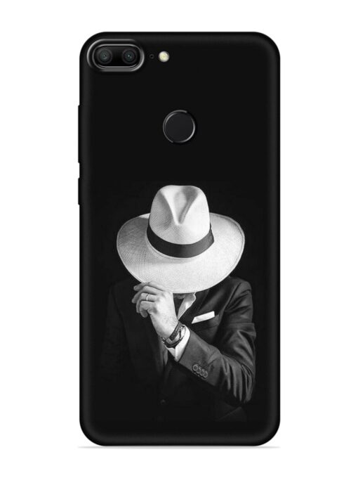 Men Under Hat Embossed Soft Silicone Case for Honor 9 Lite Zapvi