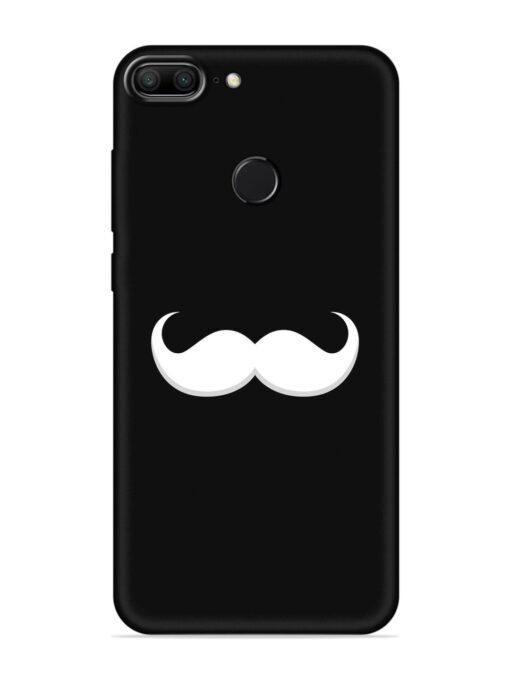 Mustache Vector Embossed Soft Silicone Case for Honor 9 Lite Zapvi