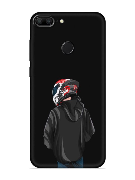 Motorcycle Rider Embossed Soft Silicone Case for Honor 9 Lite Zapvi