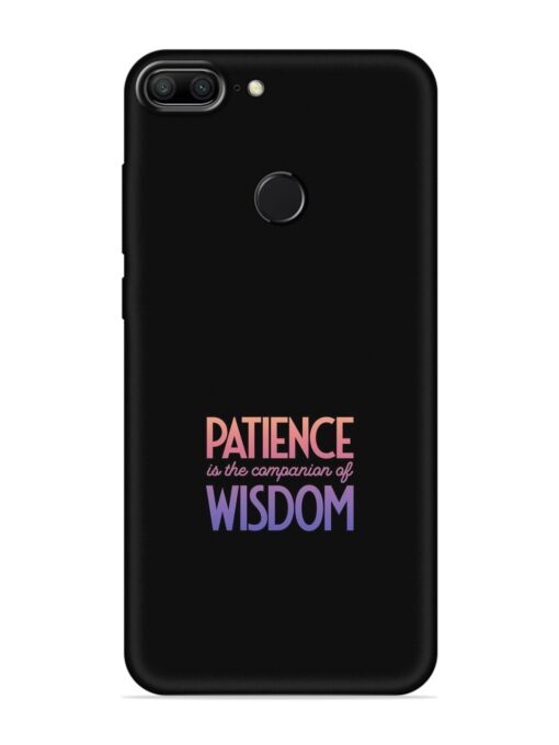 Patience Is The Embossed Soft Silicone Case for Honor 9 Lite Zapvi