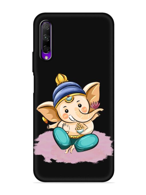 Bal Ganesh Vector Art Embossed Soft Silicone Case for Honor 9X Pro Zapvi