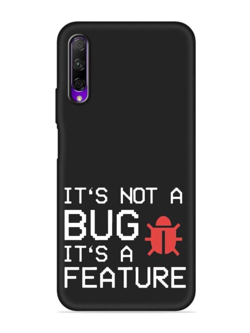 Not Bug Feature Embossed Soft Silicone Case for Honor 9X Pro Zapvi