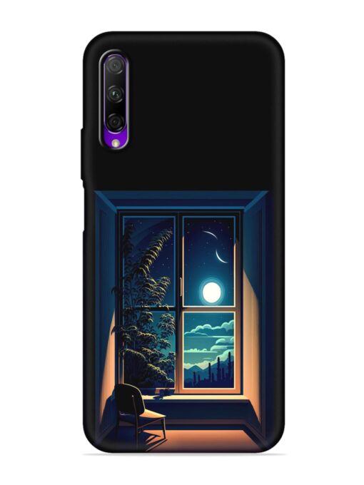 Night View At Window Embossed Soft Silicone Case for Honor 9X Pro Zapvi