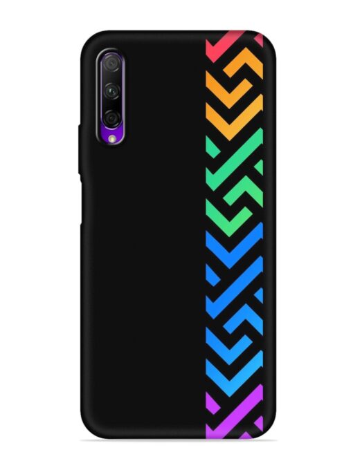 Colorshape Stripes Embossed Soft Silicone Case for Honor 9X Pro Zapvi