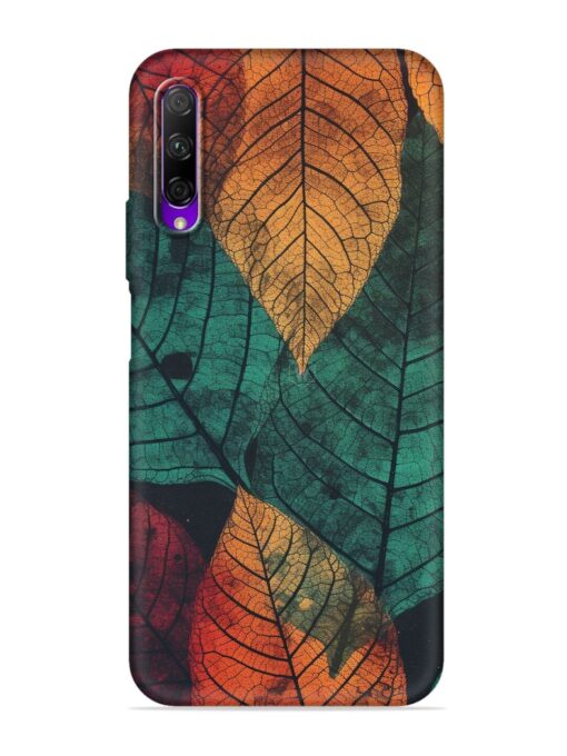 Leaves Artwork Embossed Soft Silicone Case for Honor 9X Pro Zapvi