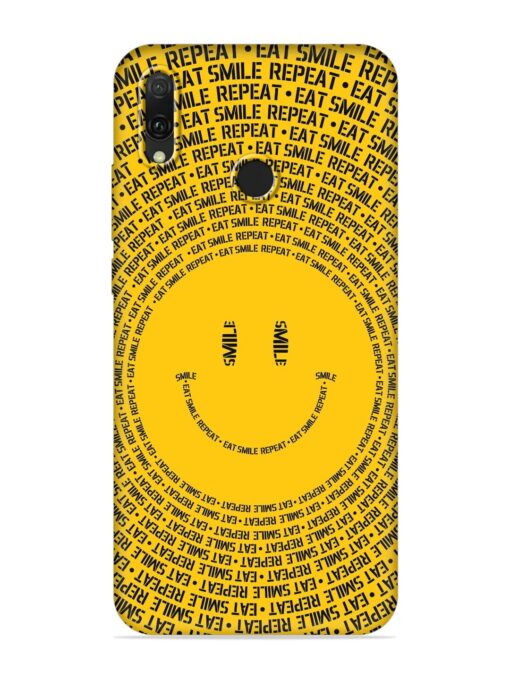 Smiley Embossed Soft Silicone Case for Honor Y9 (2019) Zapvi